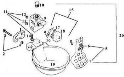 Picture of Water Bowls-Water Bowl Repair Parts(NS99)